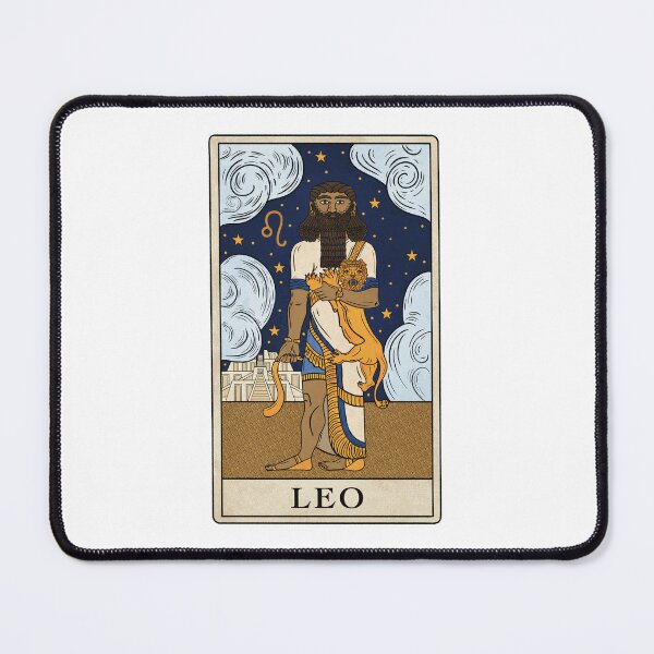 Item preview, Gilgamesh and the Lion - Zodiac Leo, Mesopotamian Art Inspired designed and sold by Ancient-Tales.