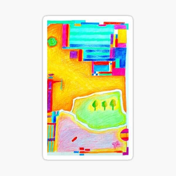 Item preview, Abstract I. City of Illusions. designed and sold by Tereza Pilar  Art.