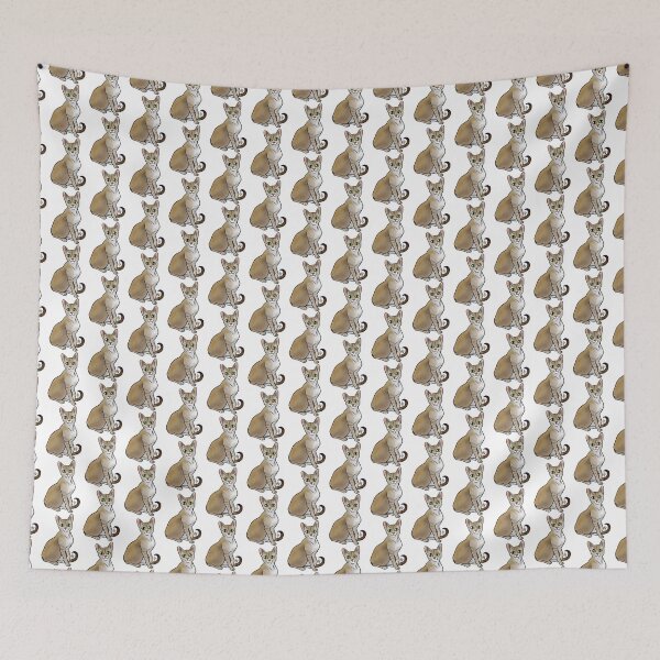 Item preview, Cat - Sinapura - Tan designed and sold by Jennifer Stolzer.
