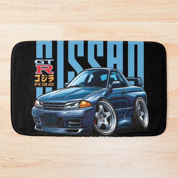 Item preview, Unleash the beast - Nissan Godzilla R32 – Japanese Legend Reborn in Retro Street Style designed and sold by Shamirazzuri.
