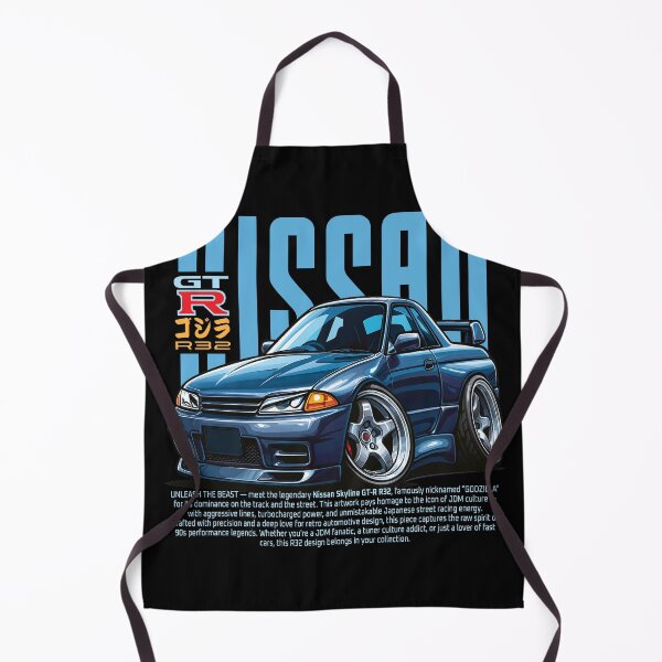 Item preview, Unleash the beast - Nissan Godzilla R32 – Japanese Legend Reborn in Retro Street Style designed and sold by Shamirazzuri.