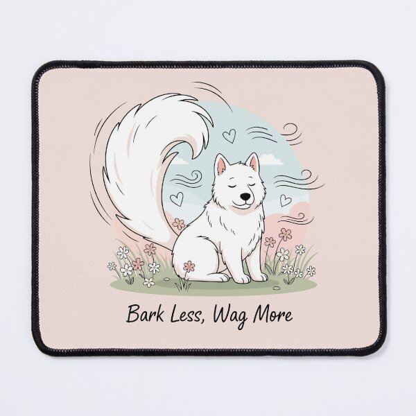Item preview, Bark Less, Wag More designed and sold by Amir Faysal.