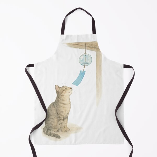 Item preview, Cat and wind chimes designed and sold by mayhaku.