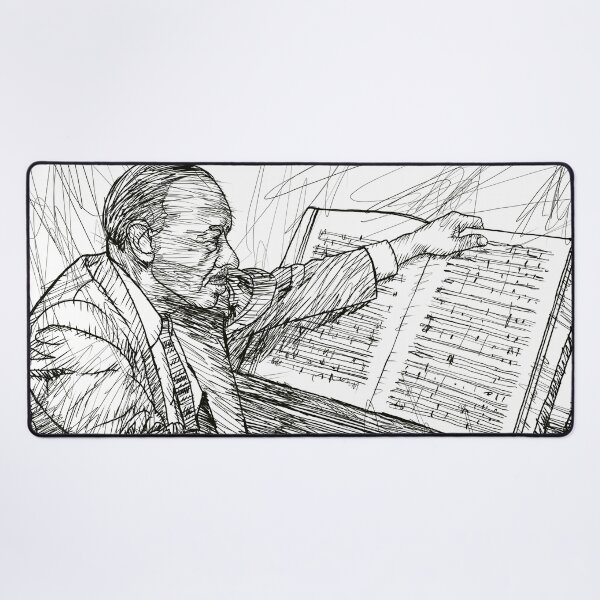 Item preview, WILLIAM GRANT STILL ink portrait.1 designed and sold by lautir.