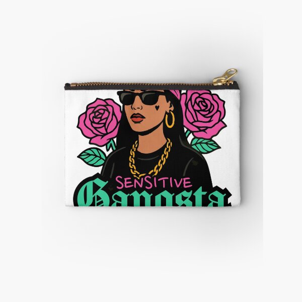 Item preview, Sensitive Gangsta Girl with Pink Roses designed and sold by AgAndOl.