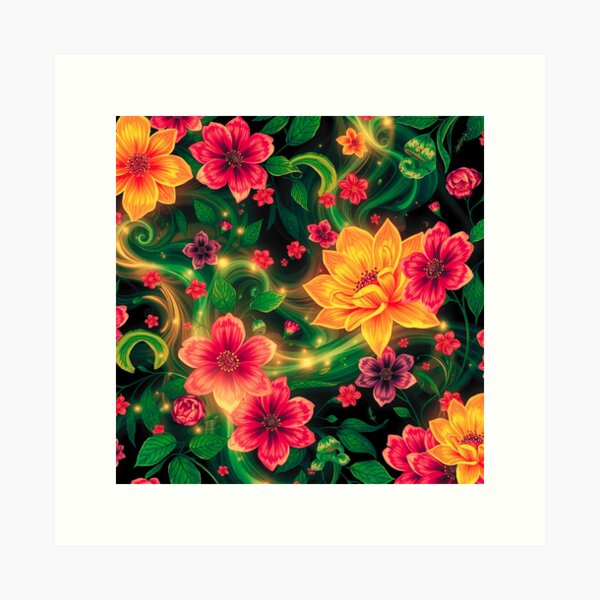 Item preview, Floral Fantasy designed and sold by VisionGalaxyDesigns.