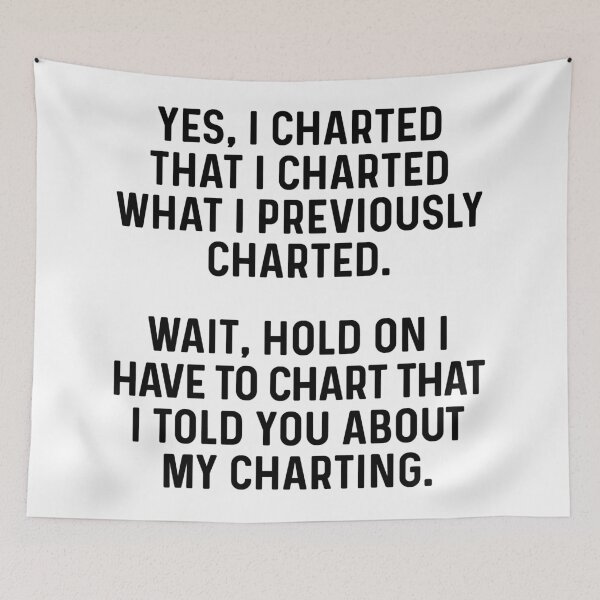 Item preview, Yes, I charted that I charted what I previously charted.  designed and sold by allarddavid.