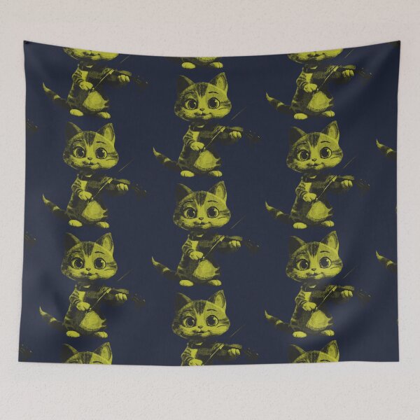 Item preview, Cat and Violin designed and sold by kinpirks.