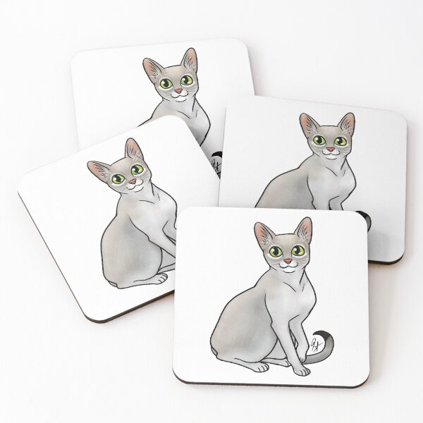 Item preview, Cat - Sinapura - Silver designed and sold by Jennifer Stolzer.