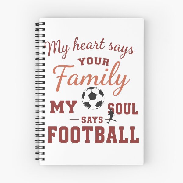 Item preview, Heart Says Family, Soul Says Football designed and sold by Rfaneva.