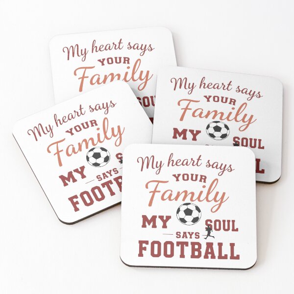 Item preview, Heart Says Family, Soul Says Football designed and sold by Rfaneva.