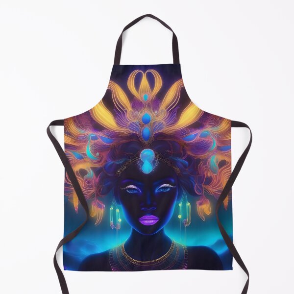 Item preview, Bioluminescent Neon Black Woman designed and sold by Artful Dreams.
