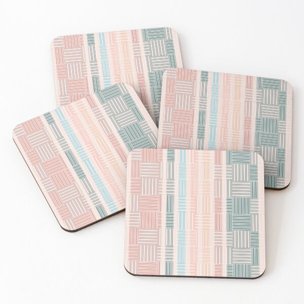 Item preview, Pastel Stripe Weave Seamless Repeat designed and sold by Sharon Schwalbe.