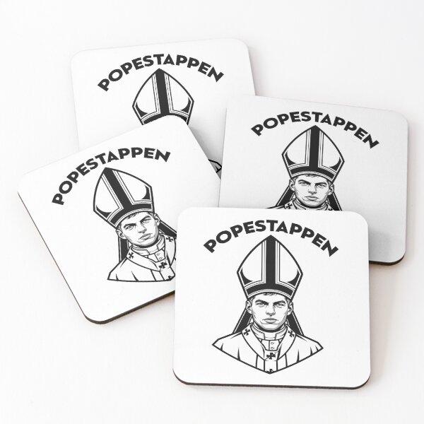 Item preview, Popestappen Max Verstappen F1 Meme Art - Funny Driver Fan Emblem designed and sold by Studio F1Grid.