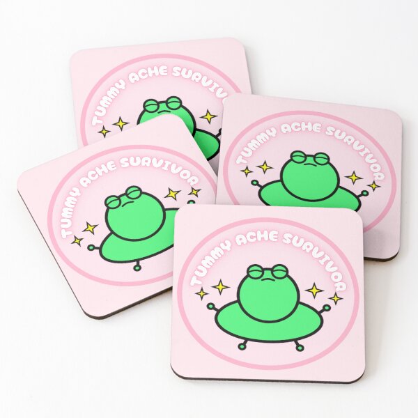 Item preview, Moop the Frog Tummy Ache Survivor designed and sold by Sassy and Nelly.