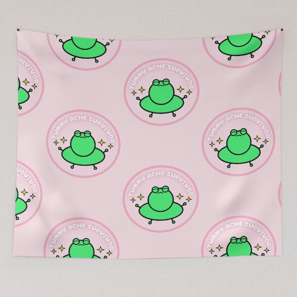Item preview, Moop the Frog Tummy Ache Survivor designed and sold by Sassy and Nelly.