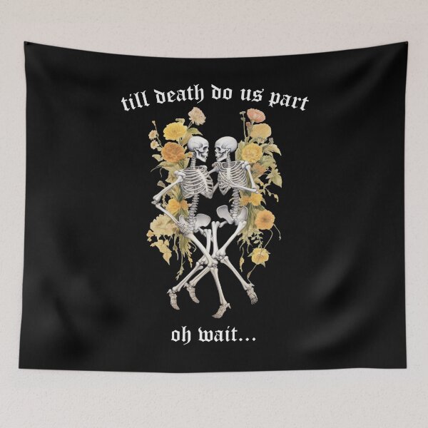 Item preview, Till Death Do us part - Funny Dancing Skeletons Couple designed and sold by EddieBalevo.