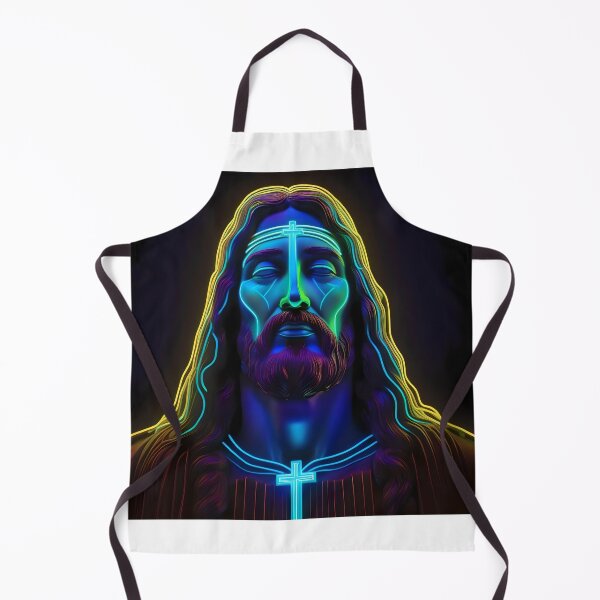 Item preview, bioluminescent neon Jesus Christ designed and sold by Artful Dreams.