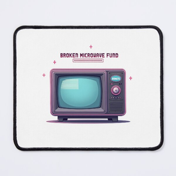 Item preview, Vaporwave Glitch Microwave - Broken Microwave Fund designed and sold by zoughlal.