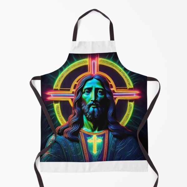 Item preview, bioluminescent neon Jesus Christ designed and sold by Artful Dreams.