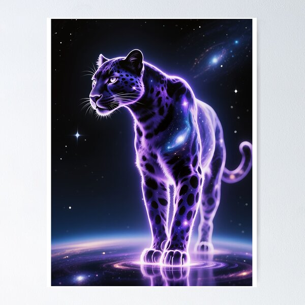 Item preview, Cosmic Panther Glow designed and sold by ArtiQreate.