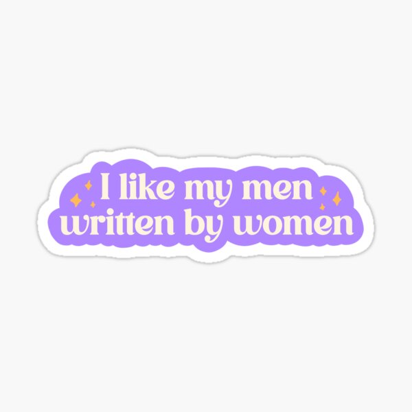 Item preview, I Like My Men Written By Women - Lilac designed and sold by Blue Chilco.