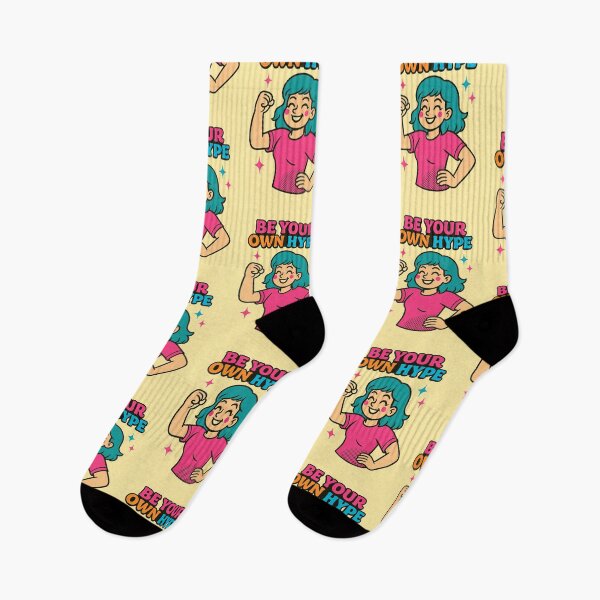 Item preview, Be Your Own Hype – Retro Comic Style Y2K Self-Care Design | Bold Mental Health Affirmation designed and sold by Rest Babe.