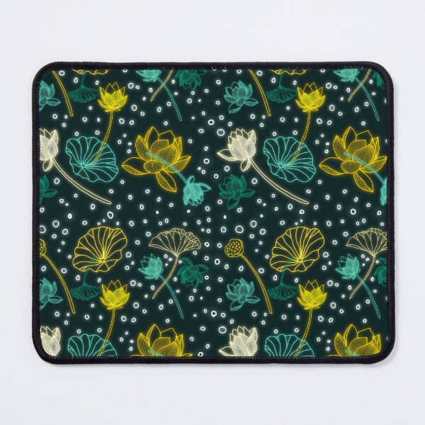 Item preview, Elegant Neon Lotus Pattern designed and sold by PlatwoArtshop.