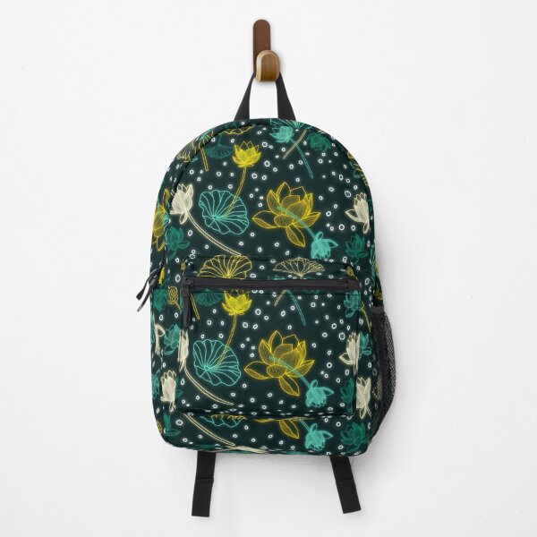 Item preview, Elegant Neon Lotus Pattern designed and sold by PlatwoArtshop.