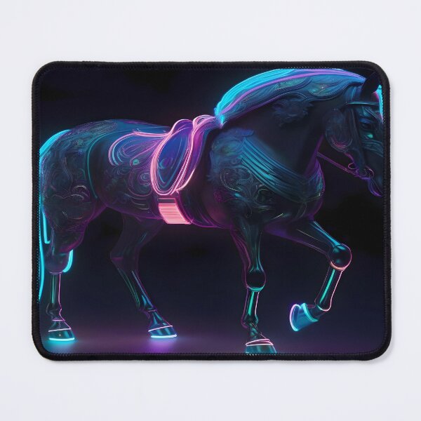 Item preview, Amazing Bioluminescent Neon Horse designed and sold by Artful Dreams.