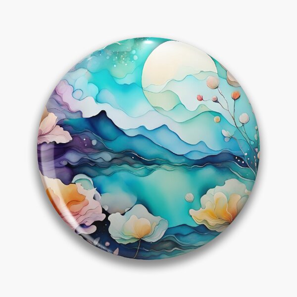 Item preview, Abstract Happy Flower Moon designed and sold by Lightworker11.