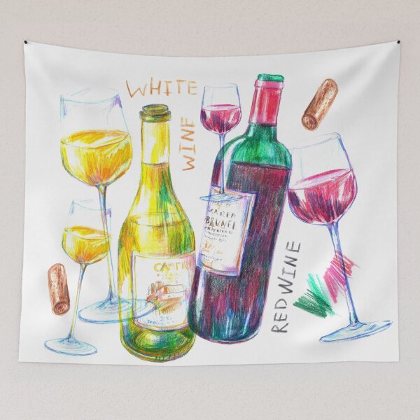 Item preview, Wine bottles and glasses designed and sold by bokasin.