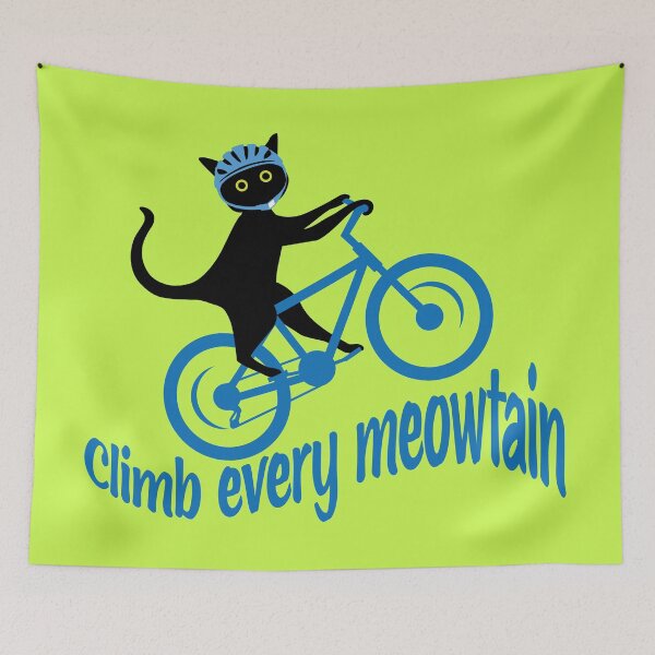 Item preview, Bicycle riding adventurous cat designed and sold by TracerMade.