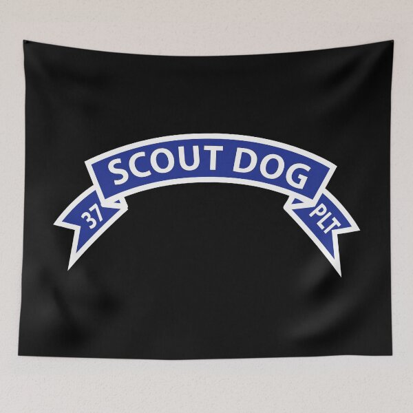Item preview, Army - 37th Scout Dog Platoon Tab designed and sold by Military Insignia Products.