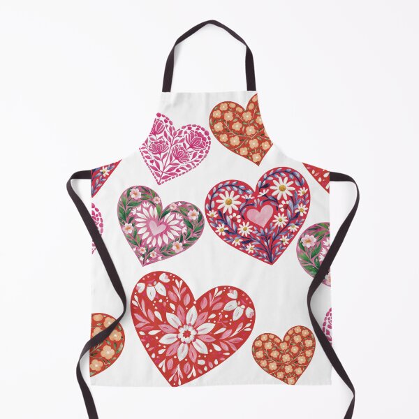 Item preview, folk hearts designed and sold by LittleCreatives.