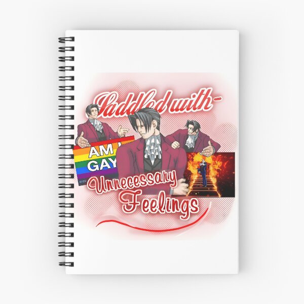 Artikelvorschau, Miles Edgeworth – „Mit unnötigen Gefühlen belastet“ entworfen und verkauft von SpoopyDraws.