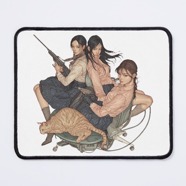 Item preview, Office Femme Fatales with Cat designed and sold by pastel.moonwave.