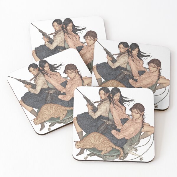 Item preview, Office Femme Fatales with Cat designed and sold by pastel.moonwave.