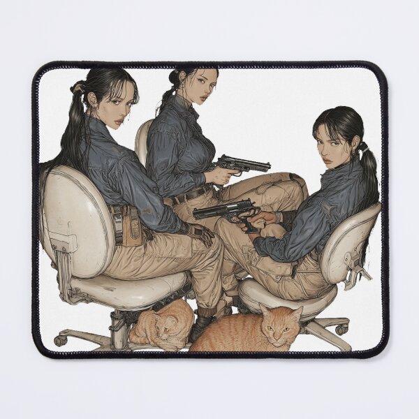 Item preview, Tactical Trio and Ginger Cats designed and sold by pastel.moonwave.