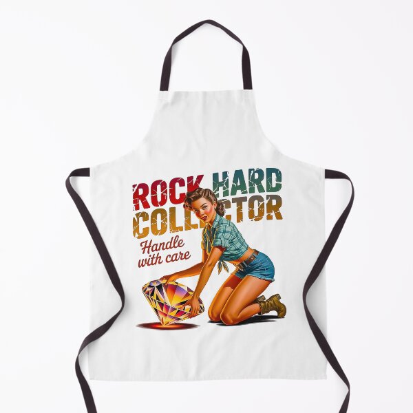 Item preview, Rock Hard Collector Retro Collect Rocks Day designed and sold by Amanda's Factory.