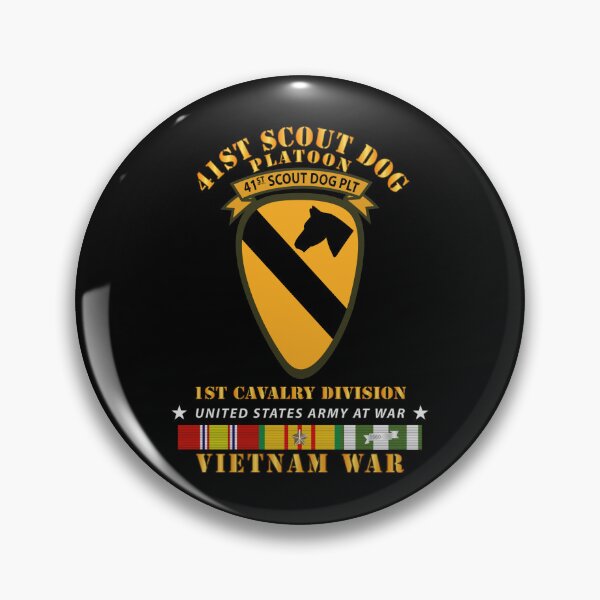 Item preview, Army - 41st  Scout Dog Platoon 1st Cav - VN SVC designed and sold by Military Insignia Products.