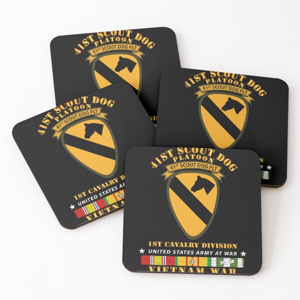 Item preview, Army - 41st  Scout Dog Platoon 1st Cav - VN SVC designed and sold by Military Insignia Products.