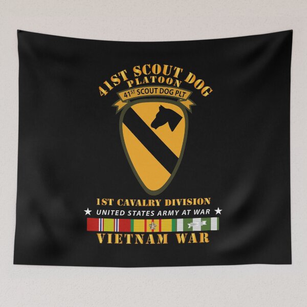 Item preview, Army - 41st  Scout Dog Platoon 1st Cav - VN SVC designed and sold by Military Insignia Products.
