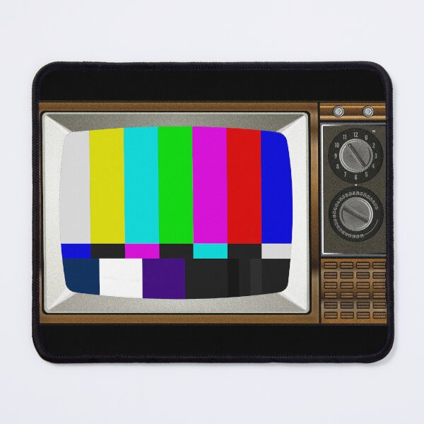 Item preview, Retro Vintage TV Television Test Pattern Color Bars designed and sold by PopFanShop!.