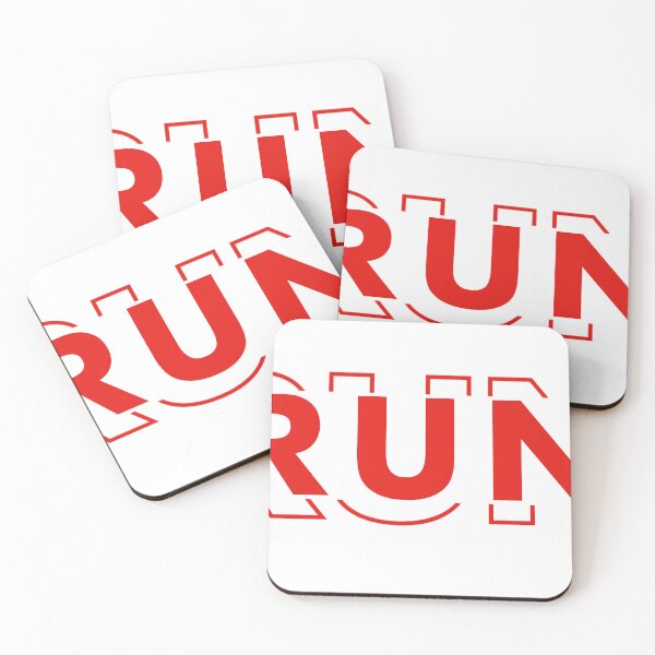 Item preview, Typography I RUN designed and sold by TimeTailor.