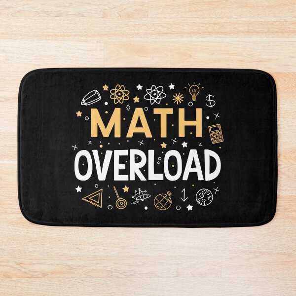 Item preview, Math Overload – Funny Math Student Design designed and sold by the science zoo.
