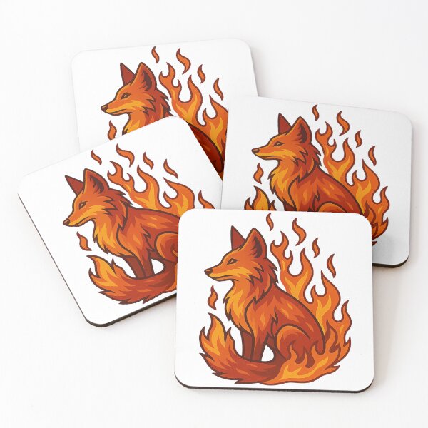 Item preview, Fire Elemental Fox – Fiery Spirit Animal Art designed and sold by ElementalBeast1.