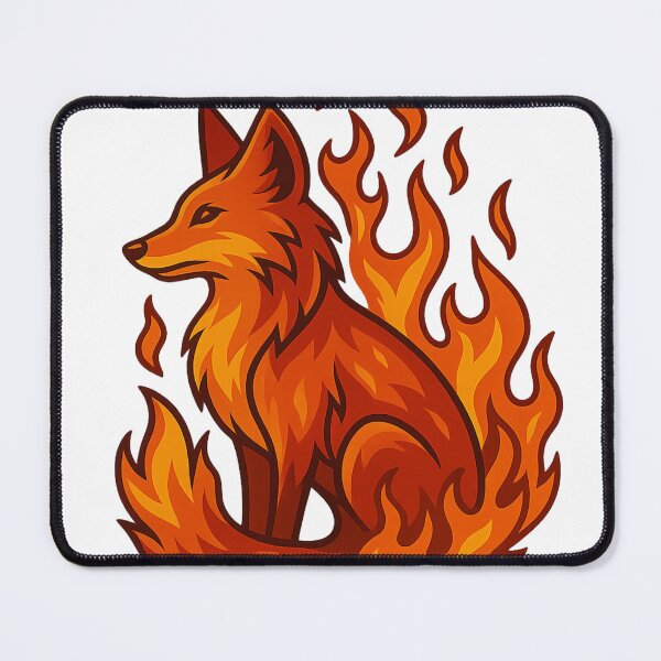 Item preview, Fire Elemental Fox – Fiery Spirit Animal Art designed and sold by ElementalBeast1.