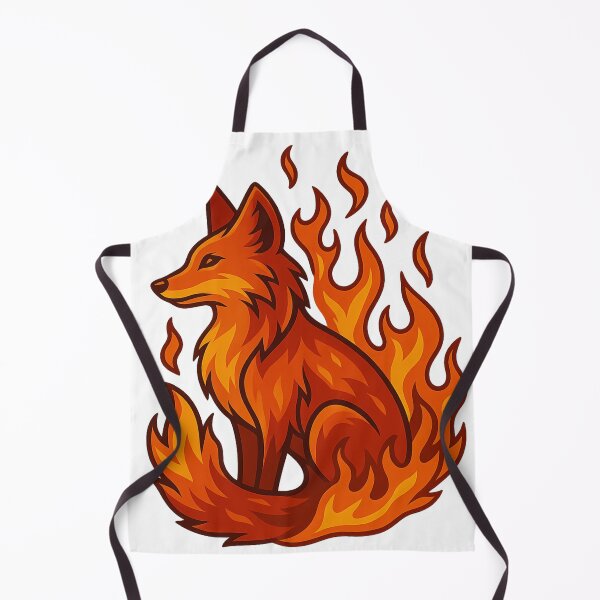 Item preview, Fire Elemental Fox – Fiery Spirit Animal Art designed and sold by ElementalBeast1.
