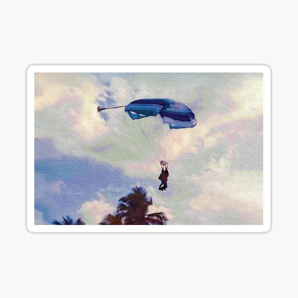 Item preview, Saut en parachute en tandem designed and sold by Kay Brewer.